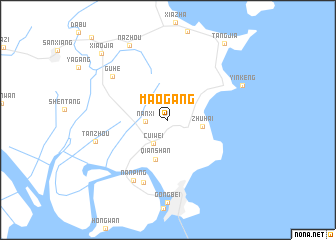 map of Maogang