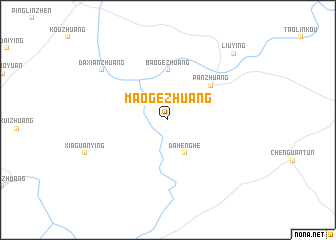 map of Maogezhuang