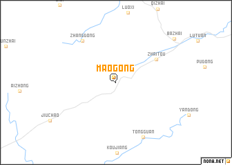 map of Maogong