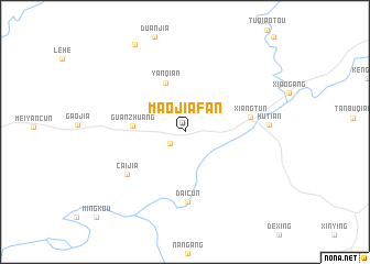 map of Maojiafan