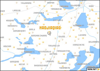 map of Maojiaqiao