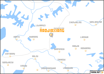 map of Maojiaxiang