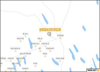 map of Maokininga