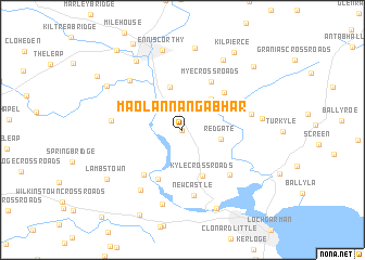 map of Maolán na nGabhar