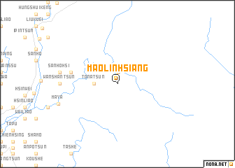 map of Mao-lin Hsiang