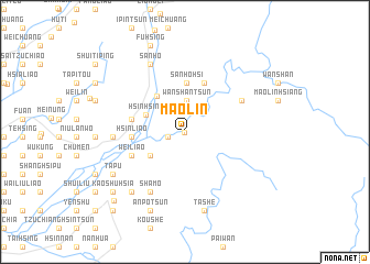 map of Mao-lin