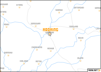 map of Maoming