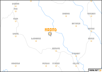 map of Maond