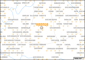 map of Maonga