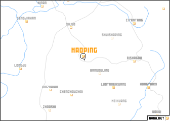 map of Maoping