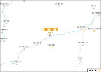 map of Maoping