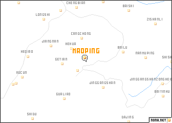 map of Maoping