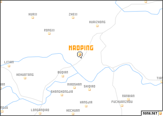 map of Maoping