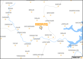 map of Maoping