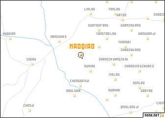 map of Maoqiao