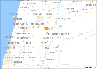 map of Maʼor