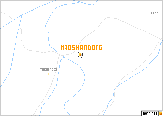 map of Maoshandong