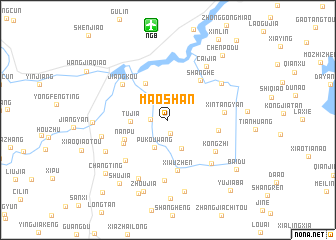 map of Maoshan