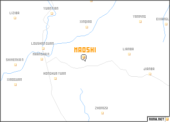 map of Maoshi