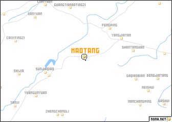 map of Maotang