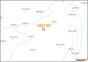 map of Maotian