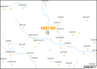 map of Maotian
