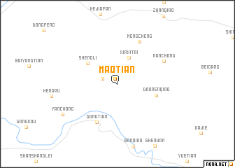 map of Maotian