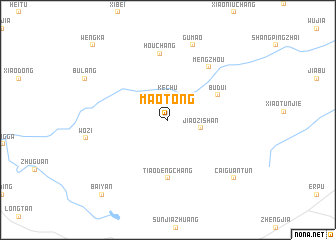 map of Maotong