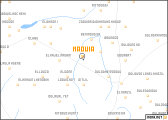 map of Maouia