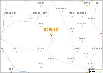 map of Maoula