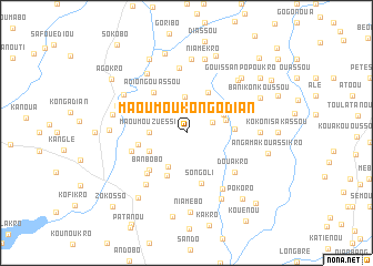 map of Maoumou Kongodian