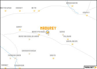 map of Maourey