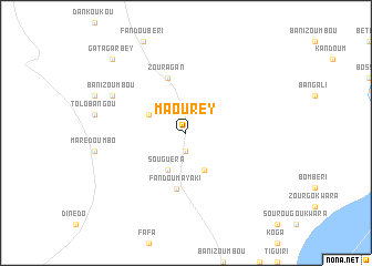 map of Maourey