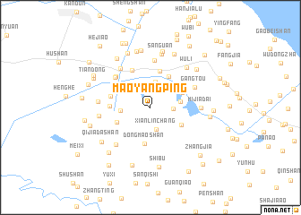 map of Maoyangping