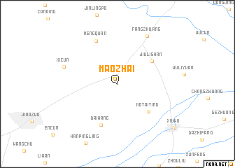 map of Maozhai