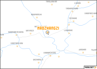 map of Maozhangzi