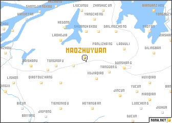 map of Maozhuyuan