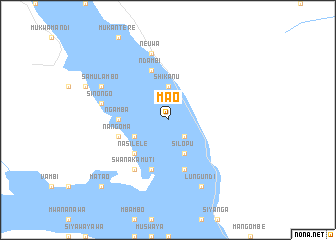 map of Mao