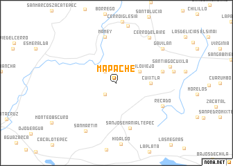 map of Mapache