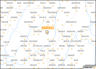 map of Mapaki