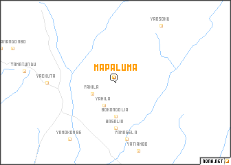 map of Mapaluma