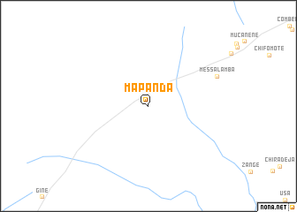 map of Mapanda