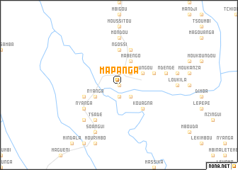 map of Mapanga