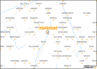 map of Mapansan