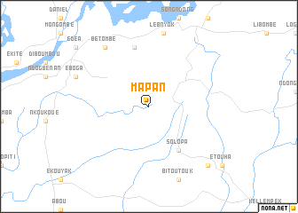 map of Mapan