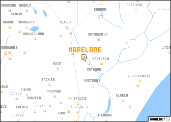 map of Mapelane