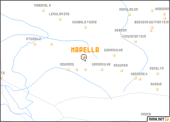 map of Mapella