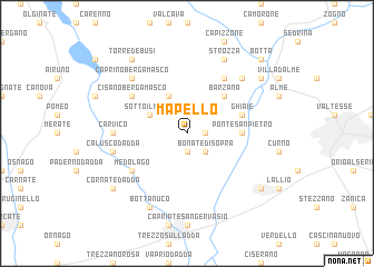 map of Mapello