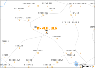 map of Mapengula