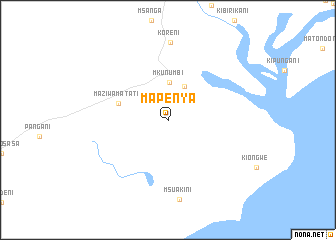 map of Mapenya